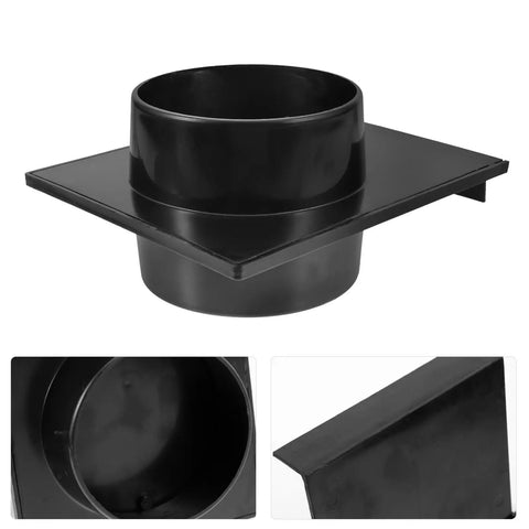 100mm Plastic Valve Dust Collector Blast Gate Fits Most Vacuum Cleaners Easy Install Hose Fitting for dust collection with smooth surface