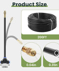 Comprehensive 40 Nozzles Drip Irrigation Kit Plug And Play With No Fuss Setup 200 Ft Hose product size and details