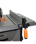 Hella Tough Portable Table Saw With 1750W Motor Built Different For Serious Woodworking And Crafting Projects featuring adjustable smooth sliding guide.