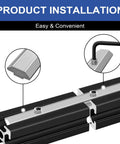 Installation of 12 Pack 2020 Aluminum Extrusion Corner Brackets and Straight Connectors Kit with T Slot Screws for 8020 Frames