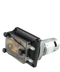 Professional Grade Heavy Duty Peristaltic Dosing Pump Powered By 24V DC Motor for precise liquid transfer, compact design.