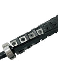 Close-up of 13 Inch Spiral Helical Cutterhead Upgrade For DeWalt DW735 DW735X Planer With Preinstalled Bearings, Staggered Carbide Inserts