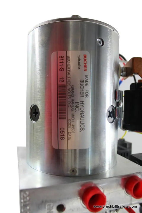 Close-up view of Beefy Double Acting Hydraulic Pump Assembly With Power Up And Power Down, 3200 PSI Max, 2 GPM At 1000 PSI