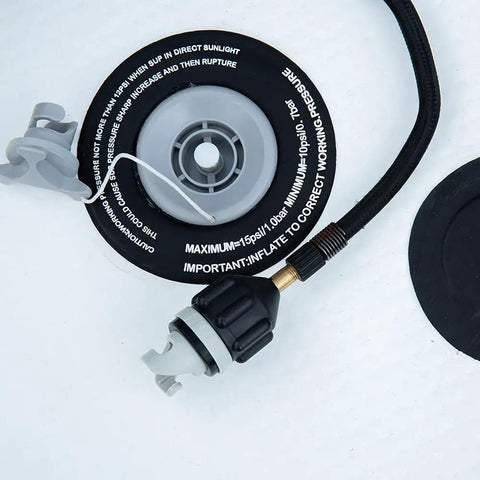 Inflatable Boat And Stand Up Paddle Board Pump Adapter For Schrader Valve No Fuss Universal Connector detail view