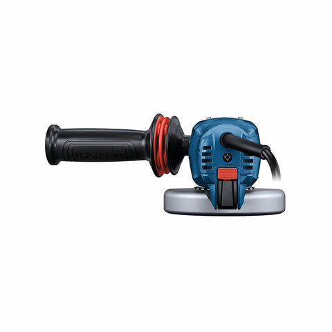 Heavy Duty 4 Inch Angle Grinder With Slick Paddle Switch And Lockdown Ergonomic Handle for precision metal cutting and grinding.