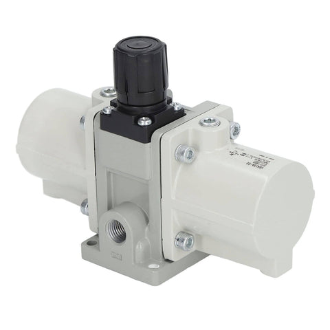 Industrial Heavy Duty Pneumatic Boost Cylinder For Higher Air Pressure, Muffler And Relief Valves