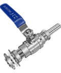 1/2 inch NPT stainless bulkhead valve for kettles and tanks