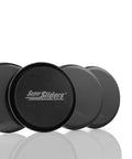 Reusable Furniture Sliders For Carpet 3.5 Inch Round Heavy Duty Floor Protectors For Moving Chairs Tables Couches And Appliances 4 Pack Black