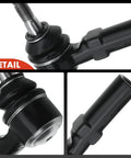 Beefy Front Outer Tie Rod End Replacement For Buick Cadillac And Pontiac Durable Aftermarket Part To Fit LeSabre Lucerne Park Avenue Riviera DeVille DTS Eldorado Seville Aurora Bonneville And More detail view with boot and threaded shaft