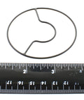Beefy Rubber Outboard Seal For 135 To 300 HP Mercury Mariner Engines 26-828225 Replacement Gasket, Marine Waterproof Seal, Tough, Easy Install, Old Stock Ready For Quick Fix, 30 Day Warranty. black rubber seal shown with ruler