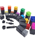 Pro Grade 16 Inch Lever Style Rivet Nut Tool Kit With Visual Stroke Indicator Includes 15 Mandrels For Metric And SAE