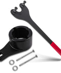 Cam Pulley Holder And Crankshaft Damper Locking Tool For Lexus And Toyota Engines, Harmonic Pulley Tool For Camry set on white