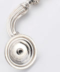 Close-up of Vintage Black Brushed Zinc Alloy Cabinet Pull Handle With Antique Bronze Tone European Style Drawer Pull 94mm Hole Center