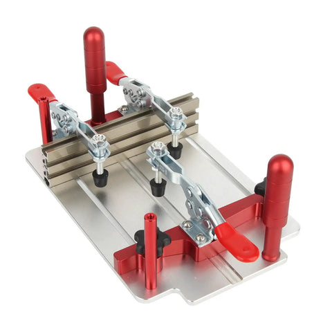 Coping Sled For Router Table With Adjustable Clamp Pro Grade Safety Push Sled Rail Coping Jig For Woodworking Joints
