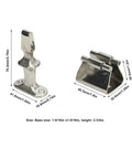 Rock Solid Marine Grade Stainless Steel Boat Door Holder Catch Heavy Duty Sealer for Yacht RV Van, close-up view with dimensions.