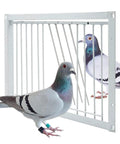 11.8 Inch Pigeon Door Entrance For Racing Pigeons Built Tough T Bar Iron Wire Cage Door with pigeons.