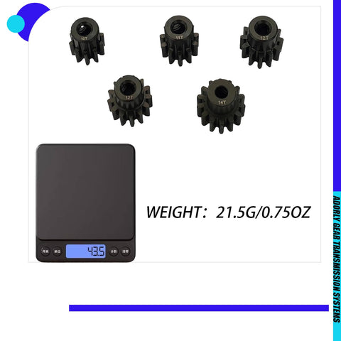 32P 3mm RC Pinion Gear Set 10T 11T 12T 13T 14T Beefed Up Hardened Steel For 1 To 10 Scale Traxxas Rustler Slash Stampede 4X4 VXL Ultimate TRX4 TRX6 ST Rally Upgrades Parts
