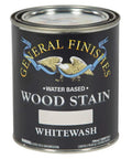 General Finishes Water Based Wood Stain Whitewash 1 Quart For DIY Furniture And Cabinet Projects Low Odor Low VOC