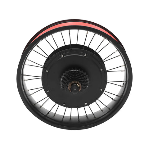 Boost Your Ride With A 1000W 20 Inch Rear Wheel Electric Bike Conversion Kit Equipped With PAS And LCD Display hub motor view