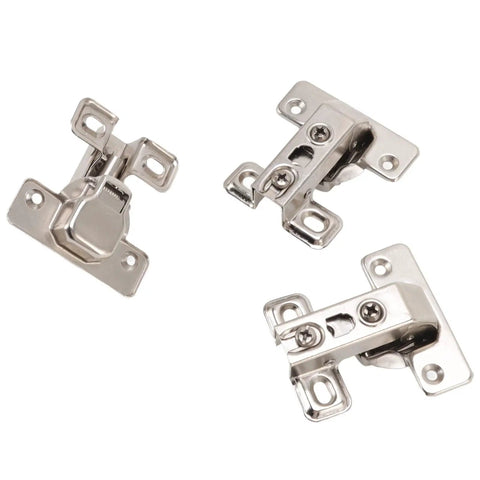 3 Pack Folding Hinges Zinc Alloy 180 Degree Hinge Set With Durable Plating For Cabinets Wardrobes Doors And Tables Soft Close