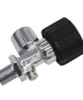 4500 PSI High Pressure Dive Tank Valve For PCP Paintball Fill Station With Stainless Steel Body M18x1.5 Thread G5/8 Outlet Sealing Ring