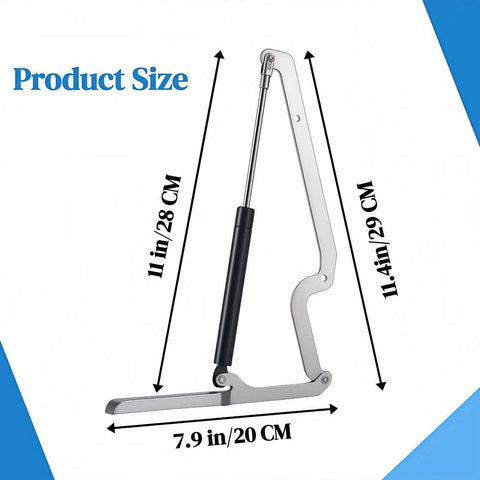 Two Pack Deck Box Hydraulic Hinge Replacement Kit Compatible With Most Deck Box Models showing hinge dimensions in cm and inches