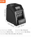 Coin Sorter And Counter Machine For Pennies Nickels Dimes Quarters With LCD Display Fast Sorting Up To 230 Coins Per Minute