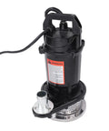 Badass 6000 GPH Submersible Sump Pump With 32.8 Foot Max Lift Height For Heavy Duty Basement And Utility Drainage In Rock Solid SUS Stainless Alloy Workhorse Body, black and silver design.