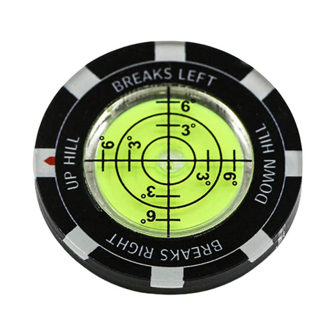 Precision Reader Levels Golf Marker And Putting Aid With Round Bubble Level To Read Greens Portable Practice Tool For Golfers