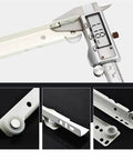 Full Extension Telescopic Drawer Slides With Hydraulic Dampers For Smooth Close And Durable Ball Bearings, Easy Install, 14 Inch