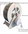 Portable 50W And 100W Low Speed Water Wheel Hydroelectric Generator with silent belt drive and baked paint coating