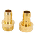 Top Rated Aluminum Garden Hose Mender Repair Kit For 3/4 Inch Us Thread, Heavy Duty Connector With Stainless Steel Clamp Stops Leaks Fast On Inside And Outside Watering Hoses Instantly. brass hose mender fittings, threaded repair connectors