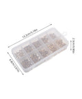 Brass Knurled Threaded Insert Nuts Kit With M2 M2.5 And M3 Sizes 500 Piece Assortment For DIY 3D Printing Projects Plastic Embedding And Secure Fastening in organizer box
