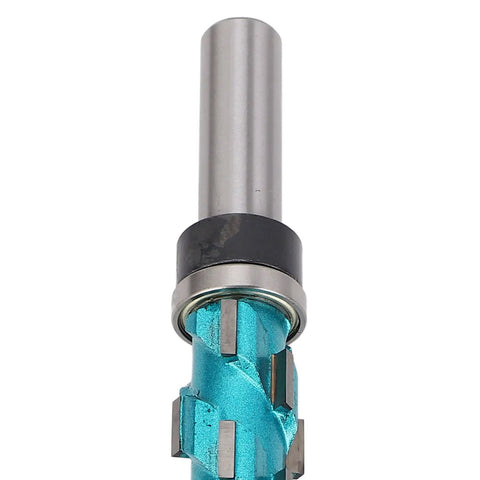 Hamwesh 12mm Shank Flush Trim Router Bit With Premium Carbide Build for precise edge trimming in woodworking.