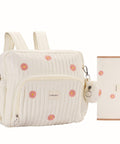 Diaper Bag Backpack For Moms Large Capacity Baby Travel Backpack With Changing Pad Insulated Bottle Pockets Medium Beige Floral