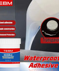 Smooth Operator Waterproof Coating With Heavy Duty Invisible Finish For Roofs And Walls Featuring All Season Temp Resistance And No Sweat Indoor Outdoor Sealing Performance Guaranteed, clear liquid in container.