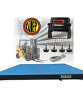 Heavy Duty Industrial Floor Scale NTEP Certified Five By Five Foot Platform with anti-slip surface and digital readout.