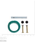 Tank To Bowl 3 Inch Toilet Coupling Connector Kit For Cadet 3 And Cadet Pro Models 4019 4021 4188 With 5/16 Inch Speed Tip Bolts Hex Nuts And Grommets