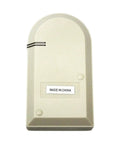 High Octane Electronic Water Leak Alarm in beige plastic, designed for basements, sinks, water heaters, and sump pumps.