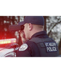 Police officer using Scion OTM430 Outdoor Thermal Monocular 320x256 Thermal Imaging, 9Hz Refresh in field operation.