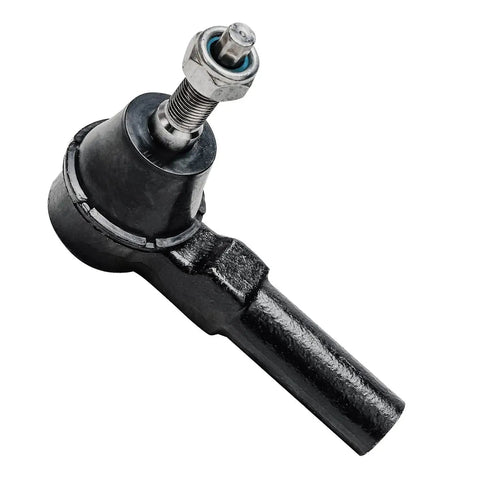 Close-up of outer tie rod end from Power Steering Rack And Pinion Assembly For 2005 To 2010 Ford Mustang Replacement Complete Kit