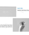 Massive 16 Inch Square Rain Shower Head With High Flow Waterfall Spray Stainless Steel SUS 304 detail