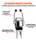 Universal Twin Lever Boat Throttle And Shift Control Top Mount With Beefy Zinc Alloy Dual Handles for two engines