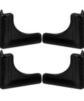 Silicone Corner Guards 4 Pack for Furniture and Tables, black soft edge bumpers for child and pet safety.