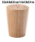 Solid As A Rock Adjustable Furniture Levelers For Couches Tables And Chairs Made From Rich Oak Wood with dimensions 3.5x4.8x6.0 cm.