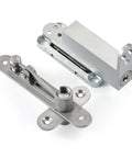 Self Closing Door Pivot Hinges For Home And Commercial Wood Doors Heavy Duty Hidden Stainless Steel Pivot Hinges With 360 Degree Shaft Invisible Pivot System Adjustable 2 Way Stops At 90 And 105 Degrees And Easy Install