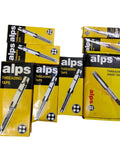 Get Your Plumbing Game On With This Slick 24-Piece BSP And BSPP British Standard Pipe Tap Die Set Ranging From One Eighths To One Inch Featuring HSS Thread Cutting Tools For Serious Repairs And Fresh Threads In Both Home And Professional Engineering. 24-piece ALPS threading taps set in yellow boxes, HSS steel pipe thread tools