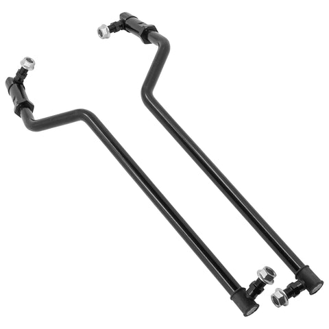 Left And Right Drag Link Set For John Deere Lawn Tractors La135 La140 La145 La150 La165 La175 Beefy Built To Last Heavy Duty Replacement With Smooth Steering For Reliable Performance, black steel rods