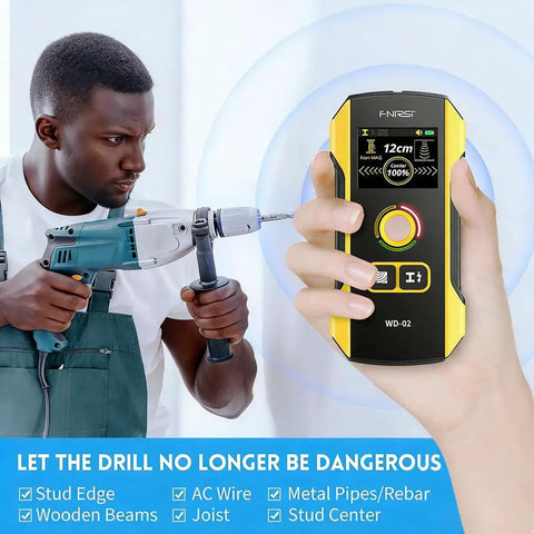 Heavy Duty Wall Scanner Stud Finder Delivering Dead On Accuracy For Finding Wood Studs Metal Pipes Ac Wires And Joists With Easy Center Marking For A No Sweat Diy Weekend Build