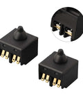 Heavy Duty Push Button Switch Replacement Kit For Angle Grinders And PCS Polishers Wiring Terminal Connector Pack Style A